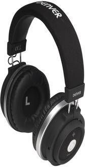 Denver BTH 250 Draadloze Koptelefoon Bluetooth Zwart
