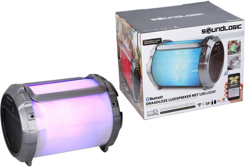 Dobeno Soundlogic Portable Xl Speaker Met Led verlichting En Ingebouwde Subwoofer