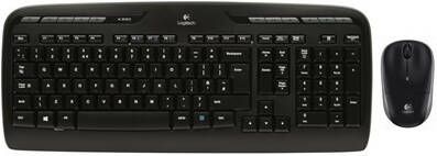 Logitech Draadloos toetsenbord en muis Wireless Combo MK330
