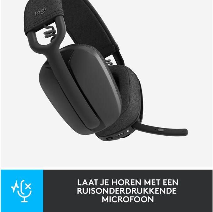 Logitech Zone Vibe 100 draadloze headset(Grafiet )