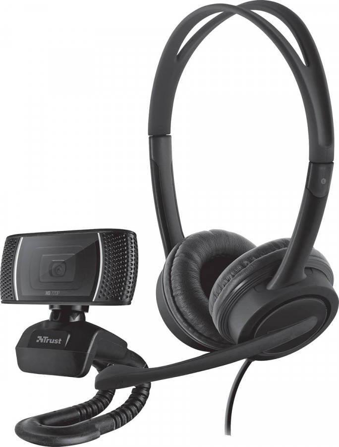 Trust Doba 2 in 1 Home Office Set met webcam en headset