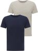 Lee T shirt(set van 2)grijs/blauw online kopen