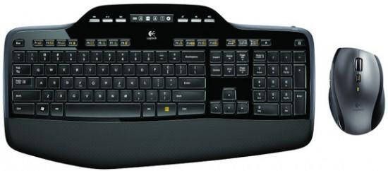 Logitech MK710 Wireless Desktop (Qwerty) Toetsenbord Zwart
