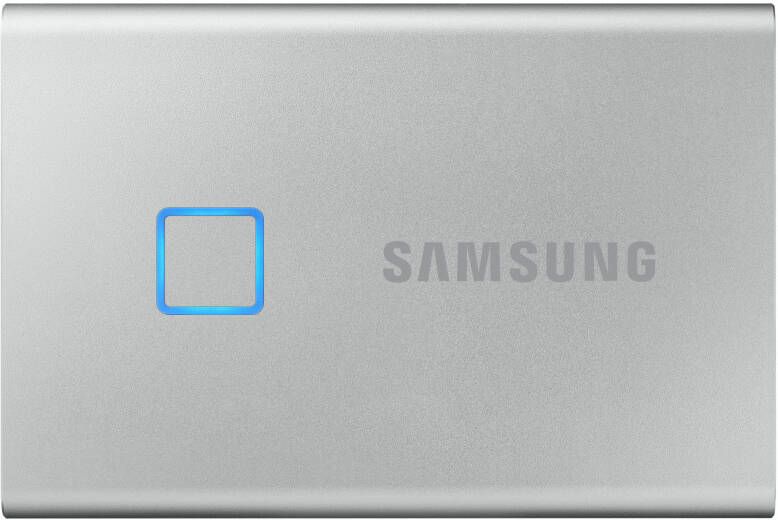 Samsung Externe Ssd T7 Touch Usb Type C Zilverkleur 500 Gb